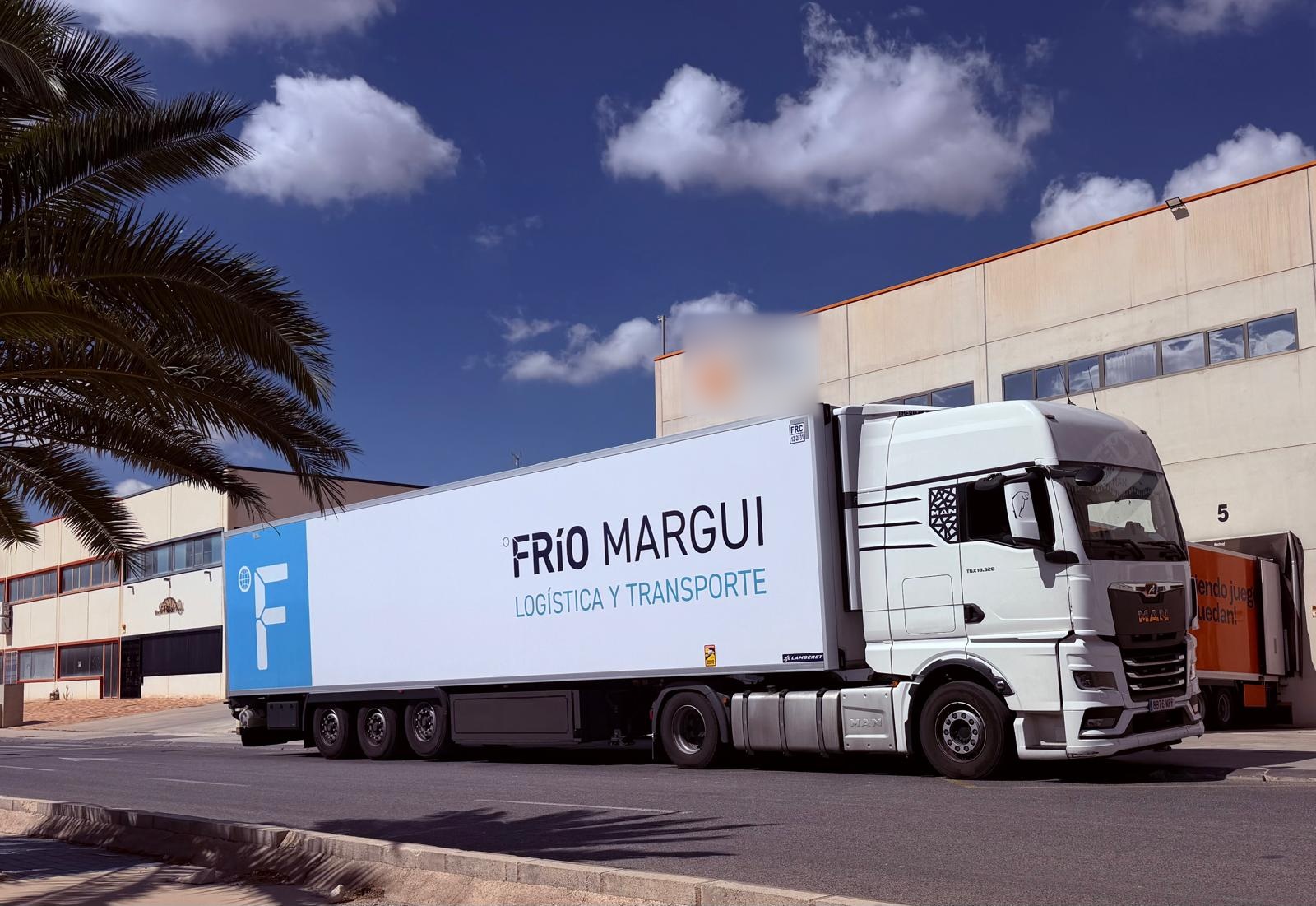 Camión Frío Margui en sus instalaciones